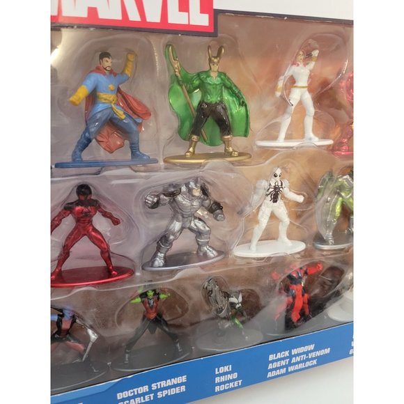Jada Marvel Diecast Metal Nano Mini Figures - 20-Pack - NEW SEALED - Picture 7 of 9
